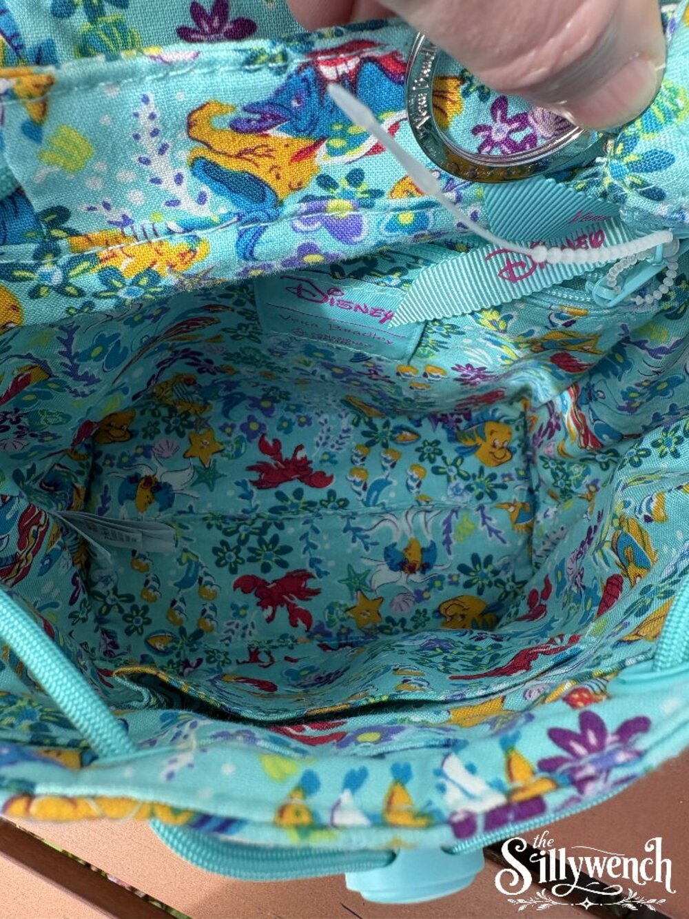 Vera Bradley Little Mermaid Small Backpack in Recycled Cotton - Picture 3 of 7